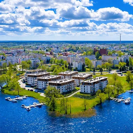 Porto Marina - Widok Na Jezioro Z Kazdego Z 3 Pokoi, Lux, Garaz, Klima Apartman Iława