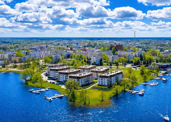 Porto Marina - Widok Na Jezioro Z Kazdego Z 3 Pokoi, Lux, Garaz, Klima Apartmán Iława